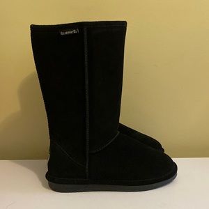 Black tall Bearpaw boots